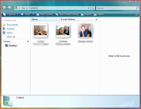 Windows Contacts