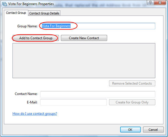 Windows Contacts