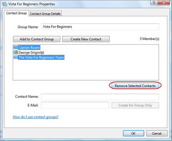 Windows Contacts