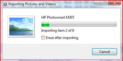 Import pictures