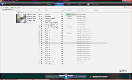 Audio CD rip