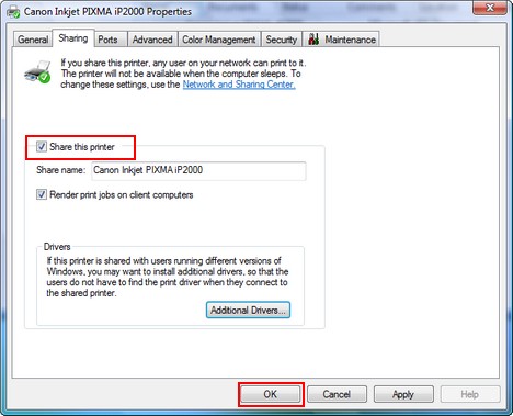Share Printer