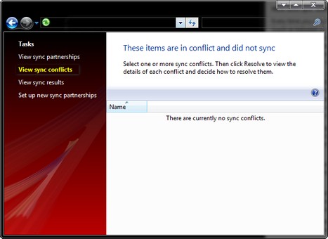 Sync Center