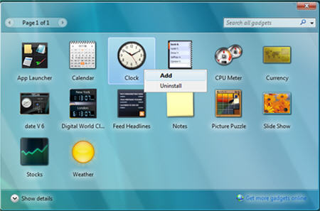 Windows Sidebar